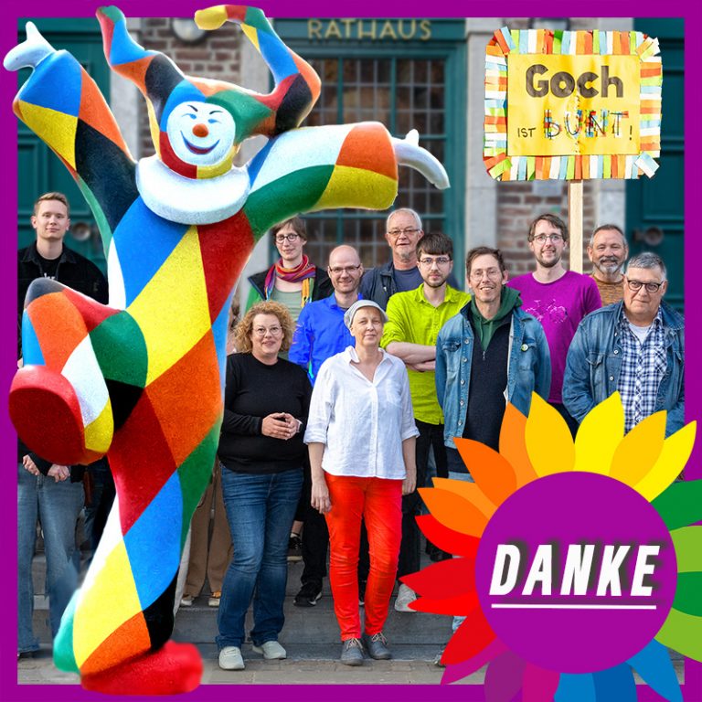 GRÜNE Goch danken ihren Wähler*innen und blicken nach vorn.