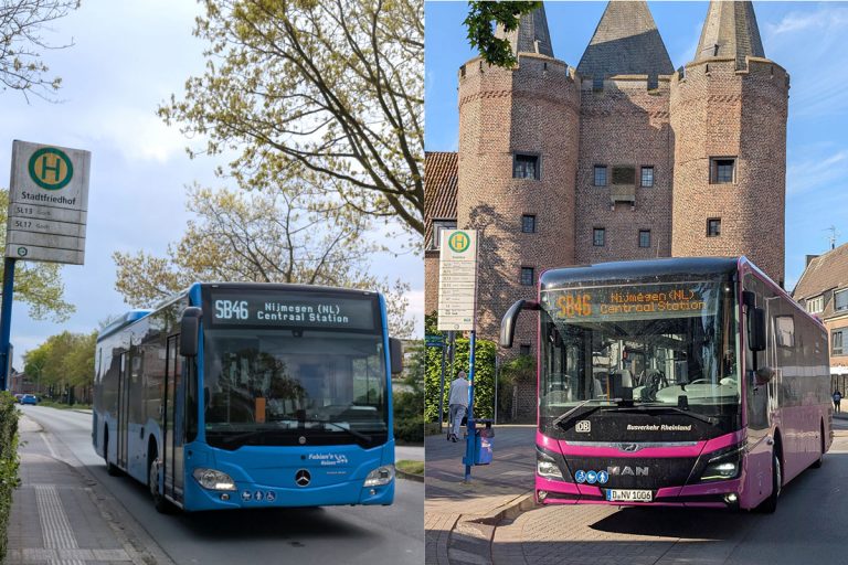 Neue Haltestellen für den Schnellbus SB46 in Asperden und Kessel